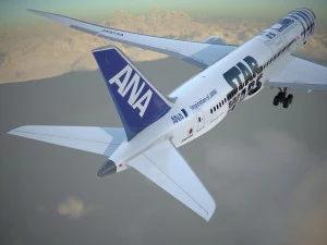 Boeing 787 Dreamliner Star Wars 3D Model