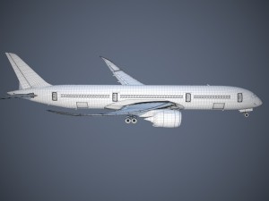 Boeing 787 Dreamliner Star Wars 3D Модель
