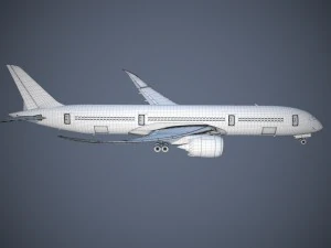 Boeing 787 Dreamliner Star Wars 3D Model