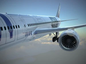 Boeing 787 Dreamliner Star Wars 3D Model