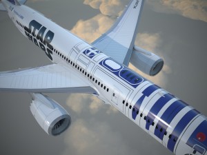 Boeing 787 Dreamliner Star Wars 3D Модель