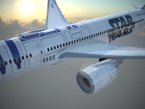 Boeing 787 Dreamliner Star Wars 3D Модель