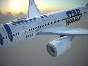 Boeing 787 Dreamliner Star Wars 3D Model