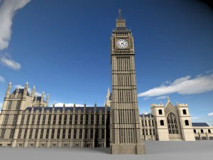 Big Ben London 3D Model