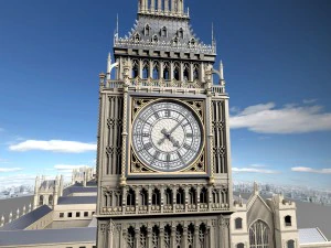 Big Ben London 3D Model