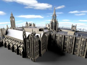 Big Ben London 3D Model