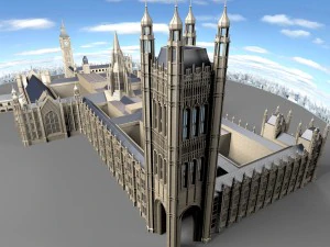 Big Ben London 3D Model