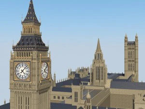 Big Ben London 3D Model