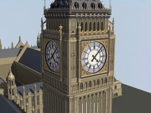 Big Ben London 3D Model