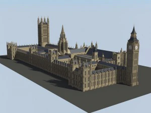Big Ben London 3D Model