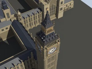 Big Ben London 3D Model