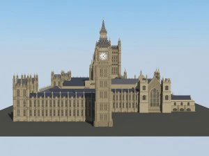 Big Ben London 3D Model