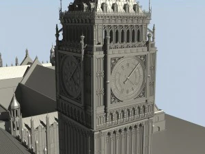 Big Ben London 3D Model