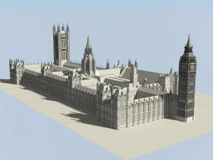Big Ben London 3D Model
