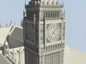 Big Ben London 3D Model