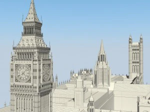 Big Ben London 3D Model