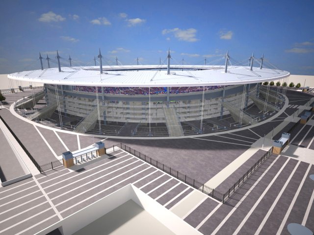 ArtStation - Stade De France 3D Model