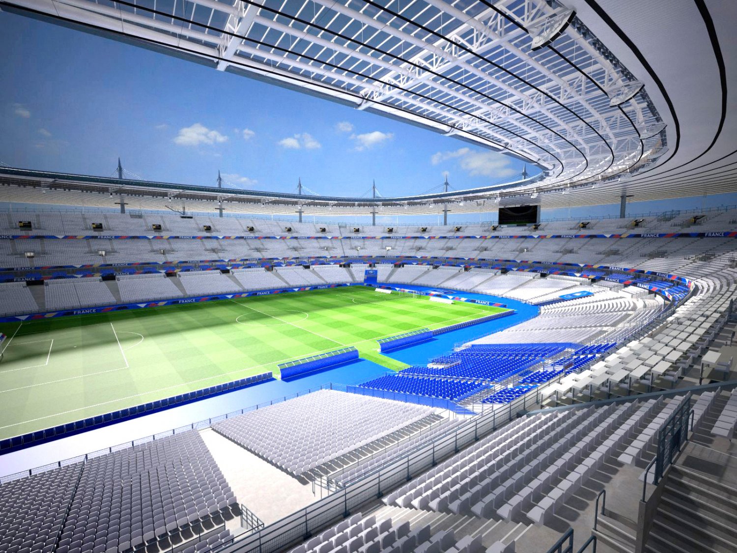 Stade de France - 3D Model by SQUIR