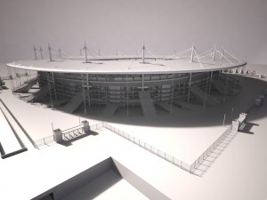 Stade de France 3D मॉडल