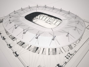 Stade de France 3D मॉडल