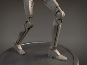 Star Wars Battle Droid Rigged for maya 3D Model