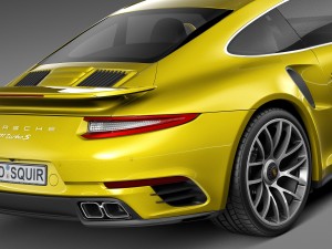 Porsche 911 Turbo S Coupe 2016 Modello 3D