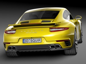 Porsche 911 Turbo S Coupe 2016 Modello 3D