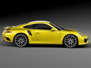 Porsche 911 Turbo S Coupe 2016 Modello 3D