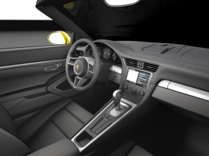 Porsche 911 Turbo S Convertible 2016 3D Model