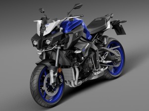 Yamaha MT-10 2016 3D Модель