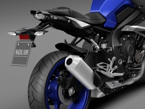 Yamaha MT-10 2016 3D 模型