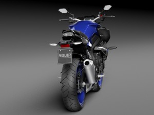 Yamaha MT-10 2016 3D 模型