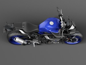 Yamaha MT-10 2016 3D 模型