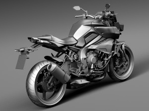 Yamaha MT-10 2016 3D 模型
