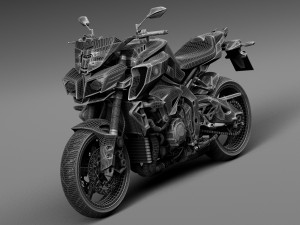 Yamaha MT-10 2016 3D 模型