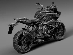 Yamaha MT-10 2016 3D Model