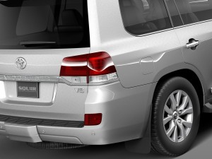 Toyota Land Cruiser 2016 3D Модель