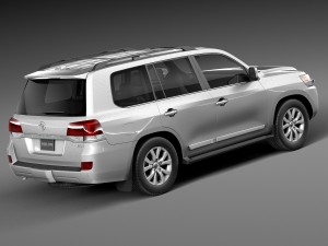 Toyota Land Cruiser 2016 3D Модель