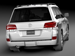 Toyota Land Cruiser 2016 3D Модель