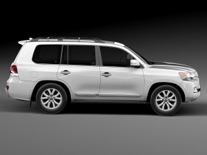 Toyota Land Cruiser 2016 3D Модель