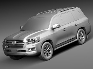 Toyota Land Cruiser 2016 3D Модель