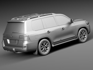 Toyota Land Cruiser 2016 3D Модель