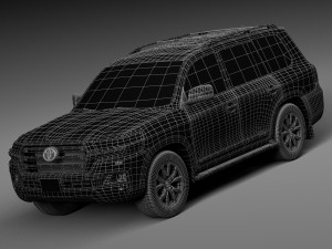 Toyota Land Cruiser 2016 3D Модель
