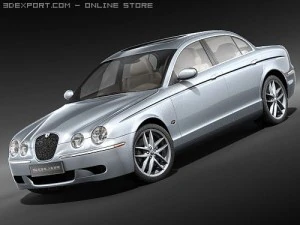 Jaguar S-Type 2009 3D Model
