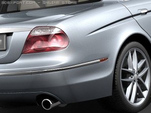 Jaguar S-Type 2009 Modèle 3D