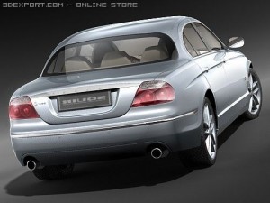 Jaguar S-Type 2009 Modèle 3D