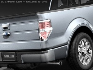 F-150 Regular Cab 2009 3D Model