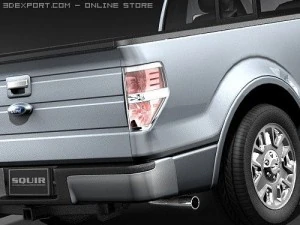 F-150 Regular Cab 2009 3D Model