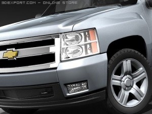 Chevrolet Silverado Regularcab 3D-Modell