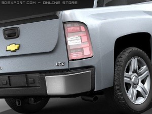 Chevrolet Silverado Regularcab 3D-Modell
